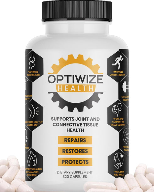 10 Natural Pain Relief Ingredients for Joint, Tendon, and Ligament Supplement - Arthritis, Injuries, Bone Health
