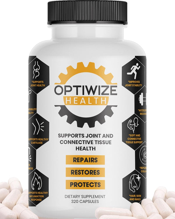 10 Natural Pain Relief Ingredients for Joint, Tendon, and Ligament Supplement - Arthritis, Injuries, Bone Health