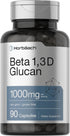 Horbaach Beta Glucan 1 3D 1000 mg - 90 Capsules, Non-GMO, Gluten Free Supplement