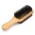 Wooden Beard Brush, Double-Sided Moustache Brush, Professional Shaving Accessories