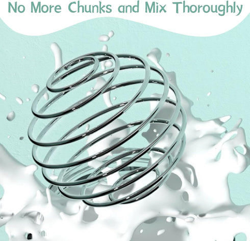 KASBEE 304 1.2in 1.9in, Pack 3 Shaker Balls, Stainless Steel Wire Mixer Balls for Shaker Cups Protein Whisk
