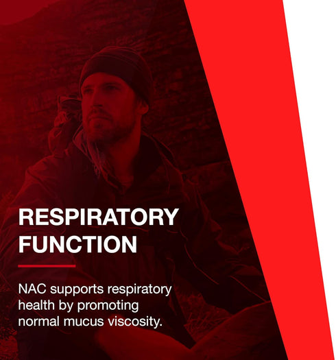 Protocol NAC 1,000mg - N-Acetyl-Cysteine Supplement for Glutathione Production & Respiratory Function - 120 Tabs