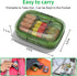 2 Pack 3 Compartment Small Pill Box, Moisture Proof Travel Pill Organizer for Pocket Purse, Daily Portable Medicine Box