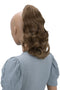 PRETTYSHOP 14" Hair Piece Ponytail Extension, Straight Light Curled, Heat-Resisting, Medium Brown H85_12