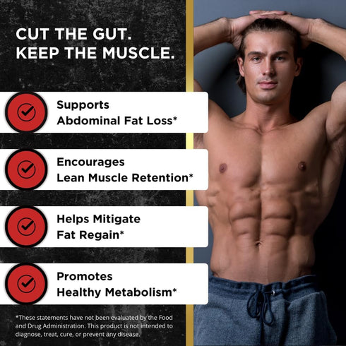 UNALTERED Belly Fat Burner for Men - Natural Weight Loss Pills, 90 Softgel Capsules
