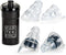 High-Fidelity Concert Earplugs Reusable Noise-Reduction Ear Plugs Set for Rave, Live Music, Festivals