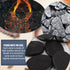 Hot Stones for Massage - 6 Pcs Basalt Massage Stones, Tools for Home Spa, Muscle Relaxation for Back, Neck, and More