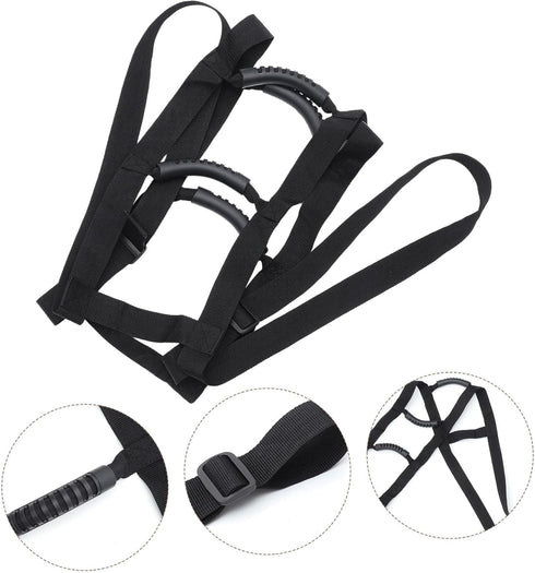 Ladder Assist Handle Strap for Elderly Disabled Multi Purpose Bed Pull Up Device with Grip Handles for Seniors Patients