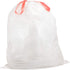 QUALIA Lavender Scented Trash Bag - 21 Gal / 80 Liter, Heavy Duty Drawstring Closure, 45 Bags, White