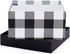Made in USA Recycled Paper Kraft Boxes – Nested Squared Boxes with Lids, 3.25”, 4.25” & 5.25” (Small Set of 3 - Black