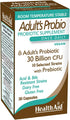 AdultsProbio 30ct, 30 Billion, 10 Strains, Once Daily, Vegan, Dairy & Gluten Free, Acid & Bile Resistant