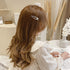 Lawie 100 Pack Snap Hair Clips - 2" Silver Metal Barrettes for Women and Girls, DIY Crafts Accessories