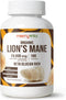 MERRY VITA Lions Mane Supplement Capsules Mushroom Supplement for Immune Brain, Memory