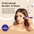 Keshima Foundation Brush Flat Top Kabuki, Premium Brush for Liquid Makeup, Cream, Powder - Neon Purple