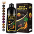 Instant Black Hair Dye Shampoo for Gray Hair, 3 in 1 Natural Black Color, 16.9 Fl Oz, 100% Gray Coverage