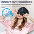 Migraine Relief Gel Ice Head Wrap - Hot and Cold Therapy Hat for Headache and Sinus Relief (Black & Blue)