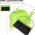 Healifty Cleaning 6 Sets Dustpan Hand Broom and Shovel - Small Broom Dustpan Set and Brush Set