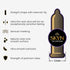 SKYN 36 Elite ct Condoms and All Night Long Premium Silicone-Based Lubricant Bundle