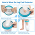 Kids Leg Cast Cover Waterproof Leg Cast Cover for Shower Bath, Reusable Foot Cast Protector for Leg, Knee, Foot, Ankle