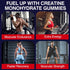 Creatine Monohydrate Gummies for Men & Women, Chewable Supplement for Strength and Endurance - 2 Pack