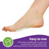 Metatarsal Felt Foot Pad Skived Cut (1/4" Thick) - 6 Pairs (12 Pieces) - Made in USA
