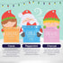 SpaLife Santa's Squad Hydrating Facial Masks, 12 Pack for Moisturizing and Soothing Beauty