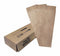 100 Pack Brown Kraft Paper Bags, 2.75 x 10 inches, Plain Bag Kitchen Cutlery Utensils Holder for Events