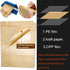 Blisstime 100 Pack Stand Up Pouch, Self-seal Kraft Paper Bags with Matte Window, Resealable Bags for Small Business