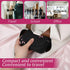 Josojoou Cute Bow Sanitary Napkin Storage Bag with Dividers and Zipper, Cute Period Bag Pouch, Portable Tampon Holder