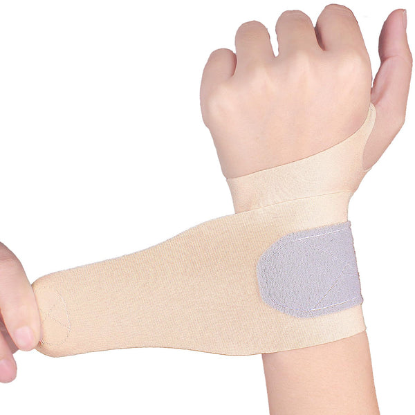 2 Pcs Ultra-Thin Wrist Brace Support for Carpal Tunnel, Pain Relief, Arthritis, Tendonitis - Compression Wraps for