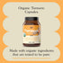 Organic Turmeric Capsules | 100 Capsules | 600mg Raw & Pure Curcumin Root Powder Supplement