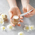 minkissy Small Metal Makeup Spatula, Stainless Steel Handheld Cream Spatula for Mixing and Sampling Skin Care (2Pcs)