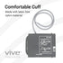 Replacement Cuff for Automatic Blood Pressure Monitor - Sized for Upper Arm Circumference 22 to 42 cm