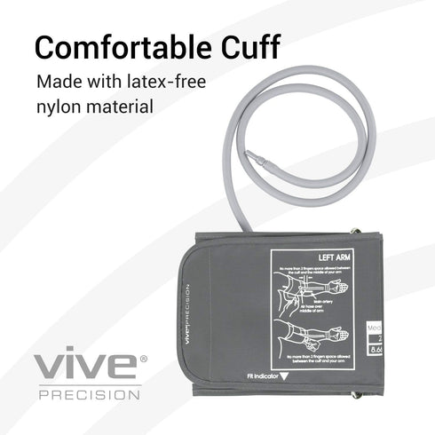 Blood Pressure Cuff Replacement - Compatible with Omron Series 5 & Most BP Monitors, Universal Cuff (Large)