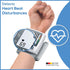 Beurer Wrist Blood Pressure Machine with Adjustable Cuff, Automatic & Digital Monitor, 2x60 Memory Reading, XL LCD