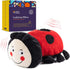 Special Supplies Ladybug Sensory Vibrating Pillow, Pressure Activated for Kids and Adults, Plush Minky Soft