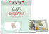 Holiday Card | Zip-Open Money Holder with Clear Plastic Window for Cash, Check, & Gift Card (Penguin)