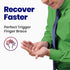 Trigger Finger Splint Finger Brace | Mallet Brace Straightener for Index Middle Ring Broken Pinky Fingers | Arthritis &