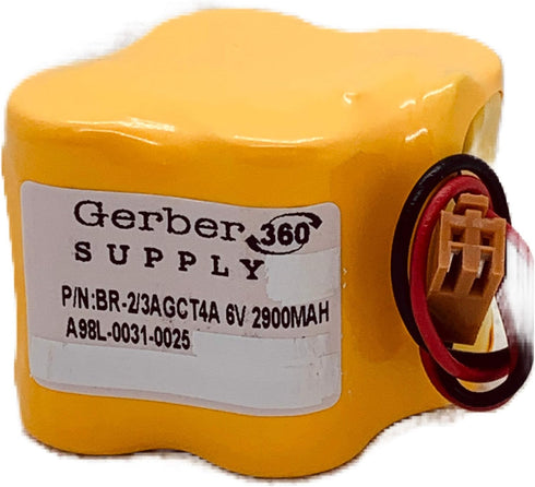 BR-2/3AGCT4A (A98L-0031-0025) 6V 2900mAH Backup Battery for Fanuc Control