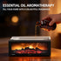 Humidifier,7 TMEHM Fireplace Flame Air Diffuser Colors Aromatherapy Essential Oil Diffuser,Ultrasonic Aroma Humidifier