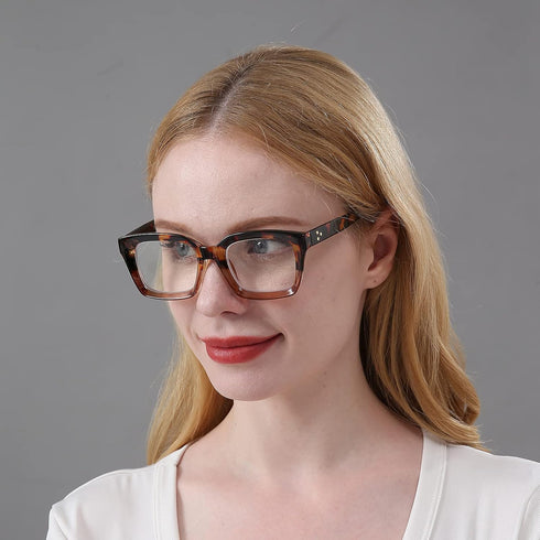 DXYXYO 3 Pack Reading Glasses 2.0 Women Blue Light Blocking Mens Oversized Rectangle Computer Readers Retro Fashion