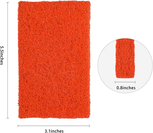 Hand-Held Griddle Cleaning Pads for Blackstone, Non-Scratch Scrubbing Pads for Bathroom and Shower