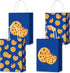 Locmeo 12 Pcs Cookie Party Gift Bags Bulk, Cookie Favor Bags with Handle