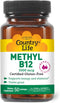 Country Life Methyl B-12 3000 mcg Lozenges, Vegan, 50 Count for Energy Support