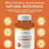 Sugar Free Vitamin D3 K2 Gummies - 5000 IU D3 + 80 mcg K2 MK7 - Natural Peach Flavor - Adults Supplement