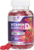 Vitamin D3 Gummies Extra Strength 5000 IU (125 mcg), Nature's Berry Vitamin D Supplement, 120 Gummies, Non-GMO