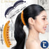 RC ROCHE ORNAMENT 6 Pcs Women's Premium Hair Plastic Banana Classic Clincher Strong Hold Ponytail Maker, Large Classic