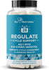 Regulate Menstrual Cycle Support Supplement, 90 Vegan Capsules, Hormone Balance for Women, 40:1 Myo-Inositol & D-Chiro