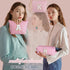 Preppy Stuff Gifts for Women, Makeup Bag Cosmetic Bag Daughter Sister Birthday Gifts for Girl Women Teacher Gifts Make Up Bag Gifts for Friends Makeup Organizer Bag Preppy Makeup Bag Pink J