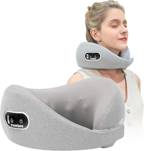 Neck Massager, Deep Tissue Kneading Massage Pillow for Neck Back Shoulder, Electric